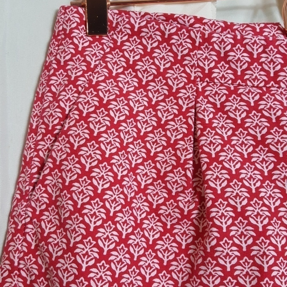 Madewell Tulip Tree Deck Shorts Red White Floral Coastal 2 - Picture 3 of 8